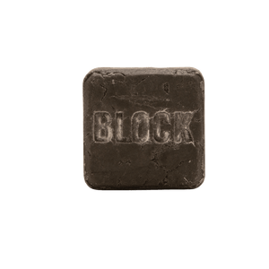 The Block Dock Vertical Soap Dish -  Block Shaving Bar - Peppermint and Sandalwood Bar