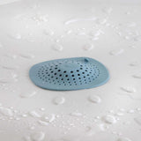 The Block Dock Vertical Soap Dish -  Sink Mat - Silicone Cover for Your Household Plugholes and Drains Light Blue Sink Mat